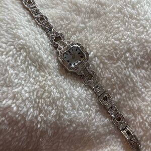 6 FX Curved Crystal Octogon Case Art Deco Crystal Watch by Franz Xavier